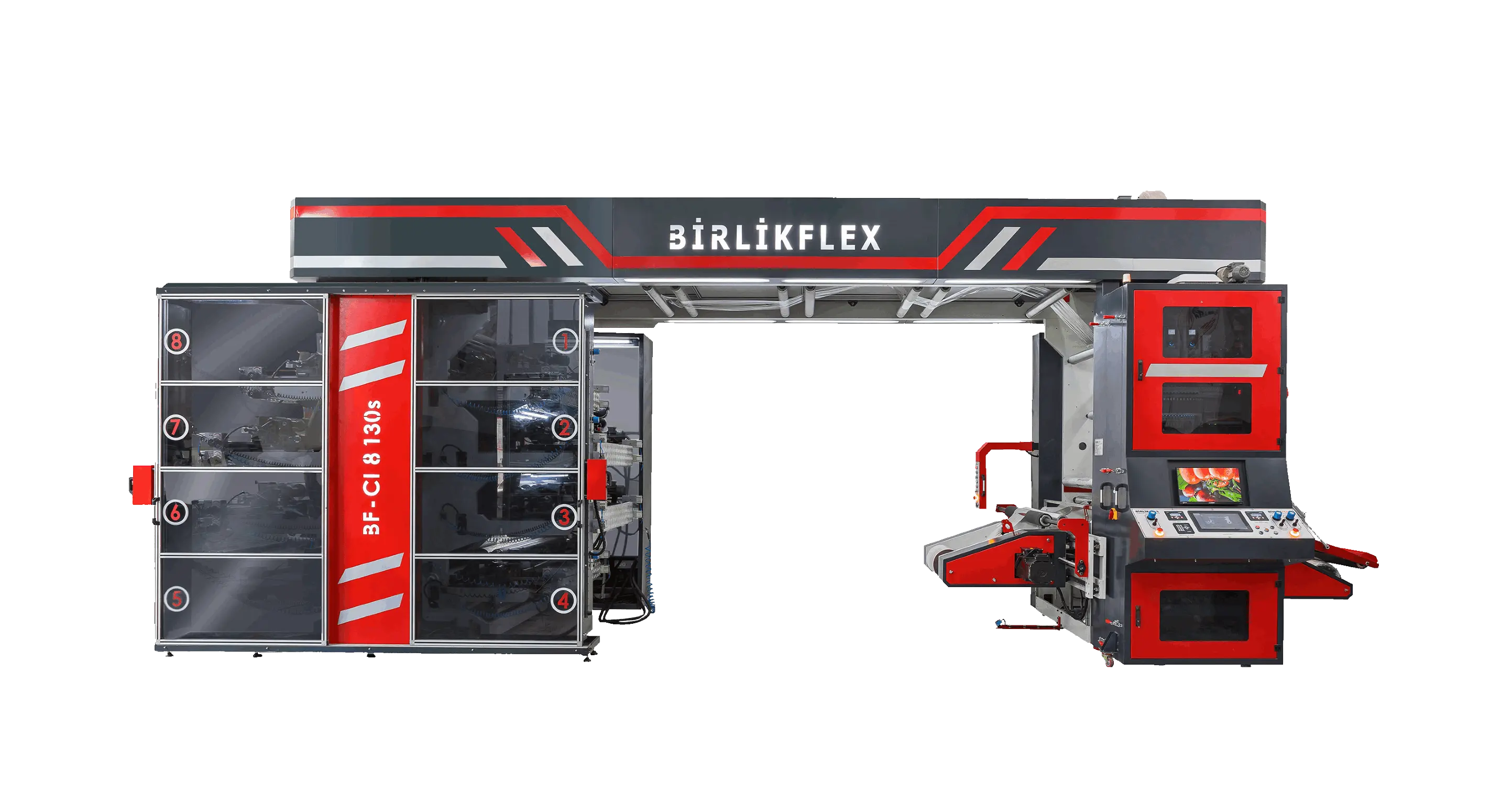 Tamburlu Flexo Baskı Makinesi